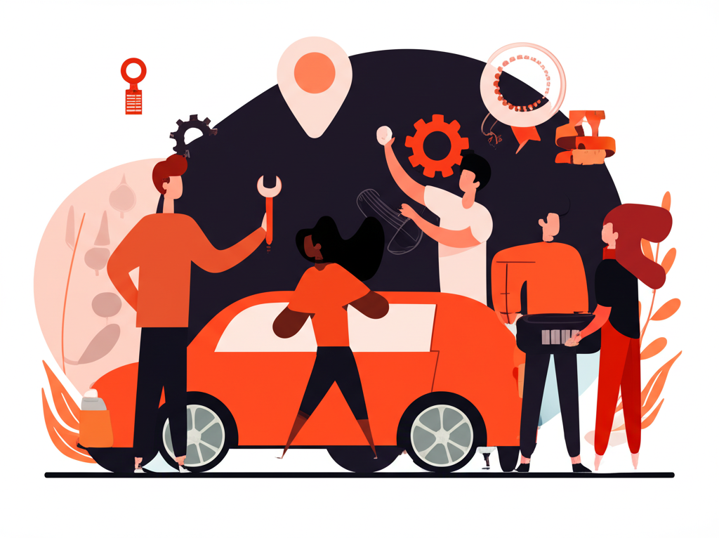 Como funciona a proteção veicular - Ilustração de solidariedade